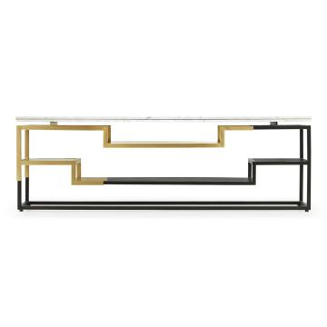 Low Console Table Multi-Tier