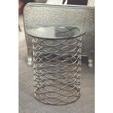 Side Table Interlaced - Silver