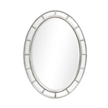 Oval Wall Mirror Georgian Irish - Silver