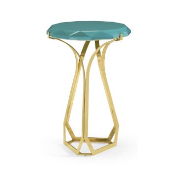 Round Accent Table Jewel
