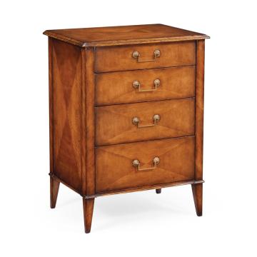 Satinwood Bedside Chest of Drawers
