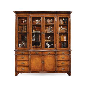 China Cabinet Architrave in Walnut 
