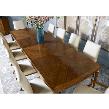 Toulouse Walnut Extending Dining Table