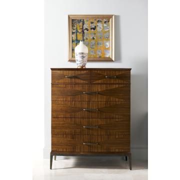Toulouse Walnut Tall Chest of Drawers