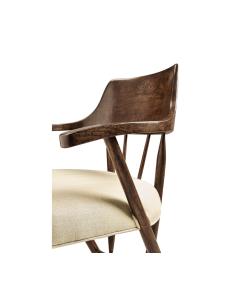 Dining Chair with Arms Forest in Mazo - Tudor Oak