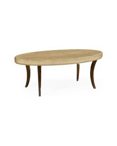 Oval Coffee Table Art Deco