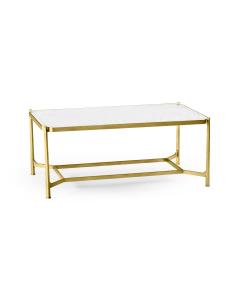 √É‚Ä∞glomis√É¬© & gilded iron rectangular coffee table