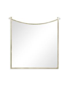 Wall Mirror Contemporary Inverted Arch - Silver