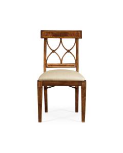 Regency Mahogany Curved Back Side Chair