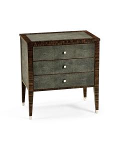 Bedside Chest of Drawers Shagreen