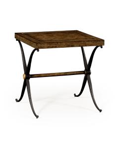 Large Hammered Iron Side Table