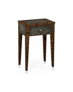 Lamp Table with Drawer Shagreen