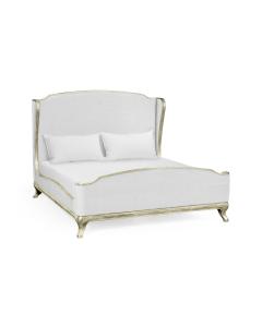 Super King Bed Frame Louis XV in Grey Weathered - COM