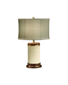 Cylindrical Table Lamp Italian 1950s - Ivory