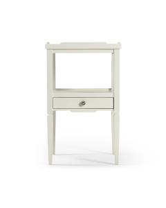 Isabella Square Side Table in Off-White