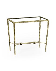 Side Table Hammered - Brass