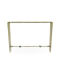 Console Table Hammered - Brass