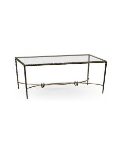 Coffee Table Hammered - Black