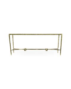 Coffee Table Hammered - Brass