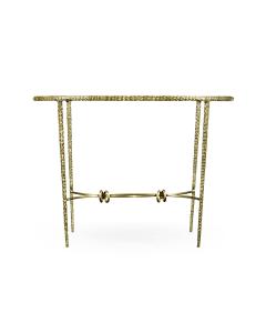 Centre Table Hammered - Brass