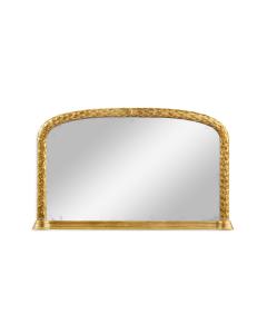 Overmantle Mirror Water Gilded - Gold