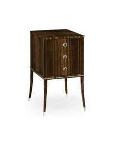 Jonathan Charles chest on stand, white brass 