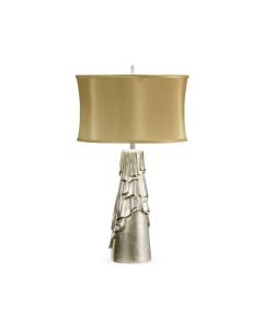Table Lamp Candle Wax - Silver