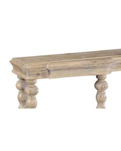 Console Table Eclectic in Limed Acacia
