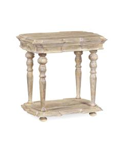 Side Table Eclectic in Limed Acacia