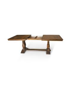71" Country Walnut Rectangular Extending Dining Table