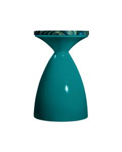 Round Wine Table Hourglass - Teal