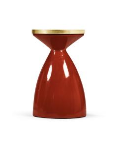 Round Wine Table Hourglass - Emperor & Charcoal