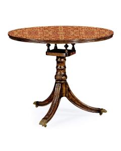 Penwork Style Table (Red)
