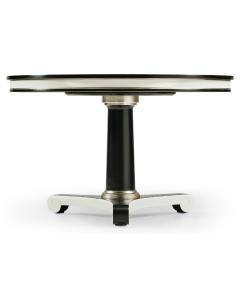 Lacquered White Round Dining Table 122cm