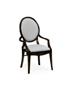 Monarch Spoon Back Dining Armchair in Distressed Honey - COM