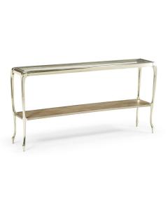 Parisian Console Table with Glass Top