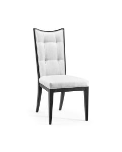 Ebonised Oak Dining Chair - COM
