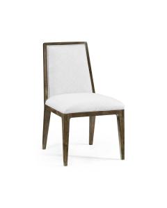Dark Grey Walnut Dining Chair - COM