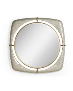 Garonne Eggshell Framed Mirror - Small