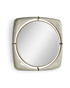 Garonne Eggshell Framed Mirror - Large