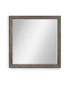 Grey Walnut Square Wall Mirror