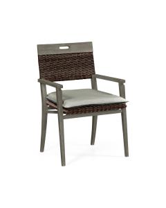 Hampton Grey Outdoor Dining Chair