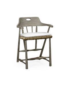 Smokers Style Sand Outdoor Counter Stool in COM