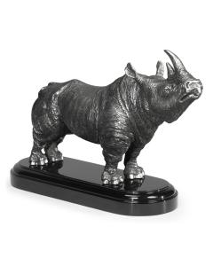 Antique Stainless Steel Rhino