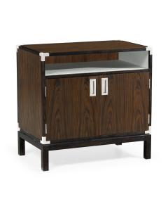 Bedside Cabinet Military in Santos Rosewood