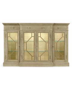 Four-Door Display Cabinet Art Deco