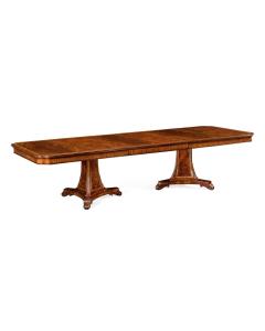 Extending Dining Table Neoclassical in Walnut