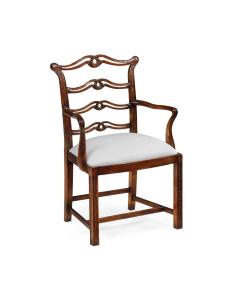 Chippendale Pierced Back Dining Arm Chair