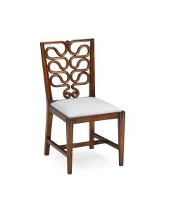 Dining Chair Serpentine in Walnut - COM