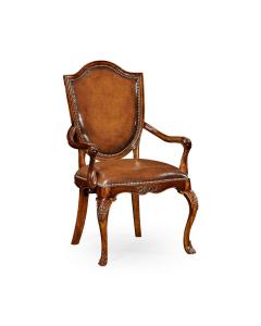 Dining Chair with Arms Hepplewhite - Leather